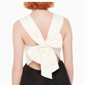 Bow back mini dress size 0